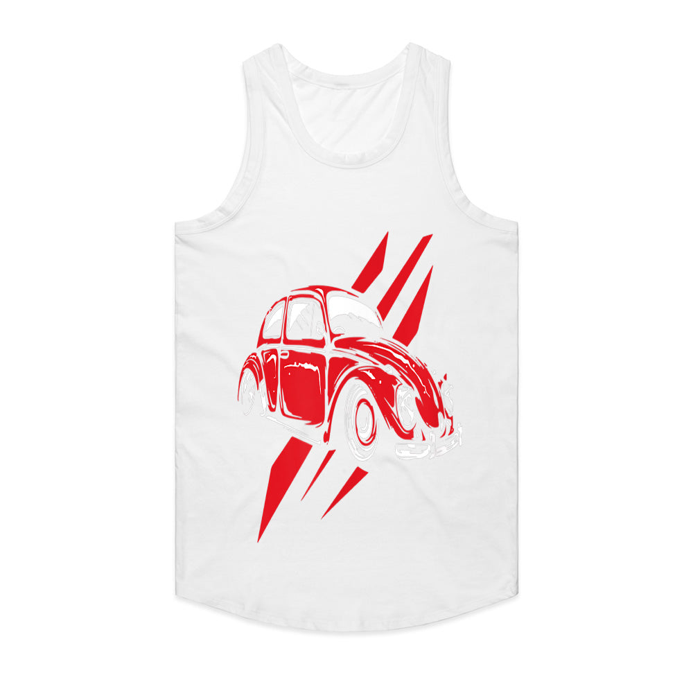 Classic Red Beetle – Vintage Car Enthusiast T-Shirt