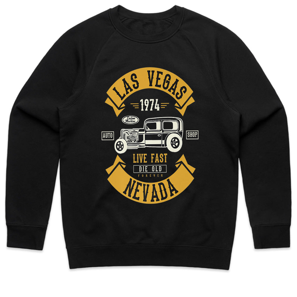 Las Vegas Vintage Hot Rod T-Shirt – Classic Muscle Car Lovers Tee