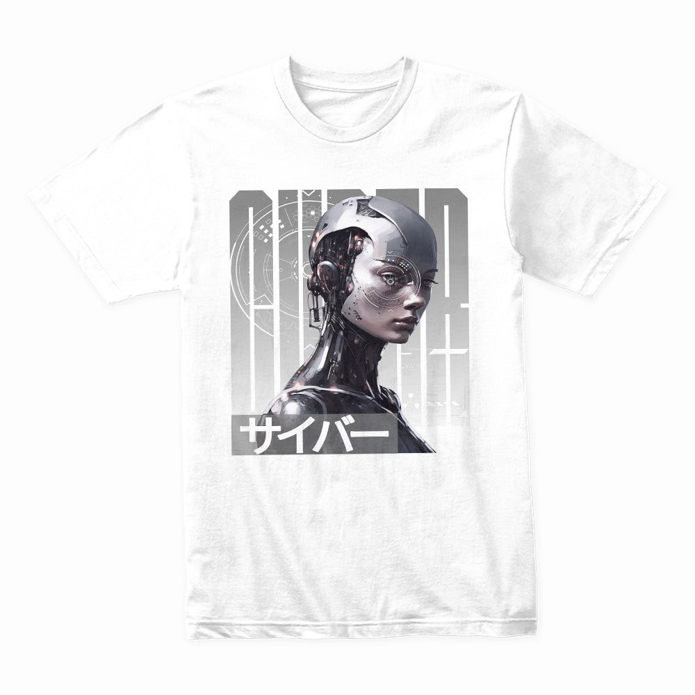 Cybernetic Future AI T-Shirt – Futuristic Techwear Aesthetic