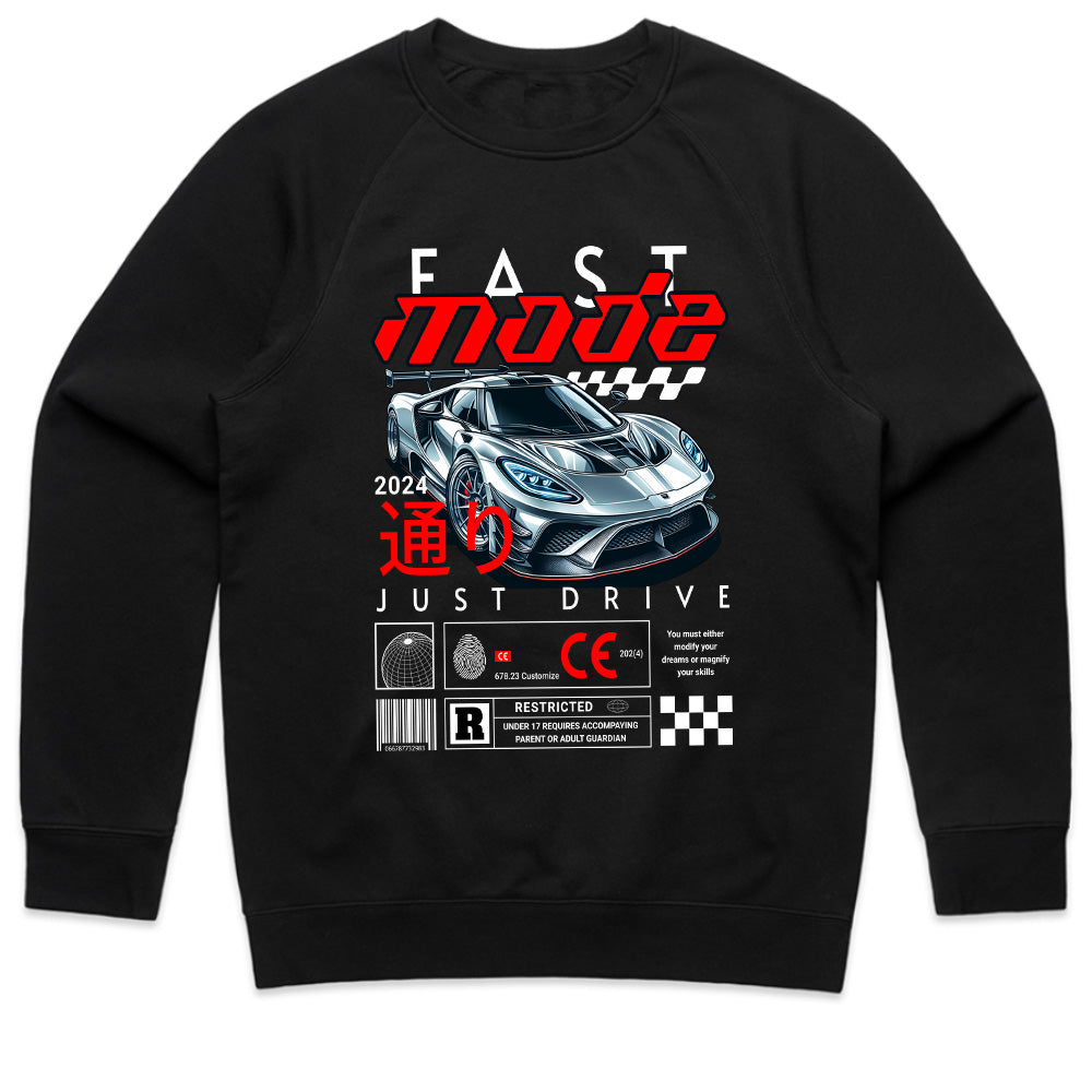 Fast Mode – Just Drive Speed Enthusiast Tee
