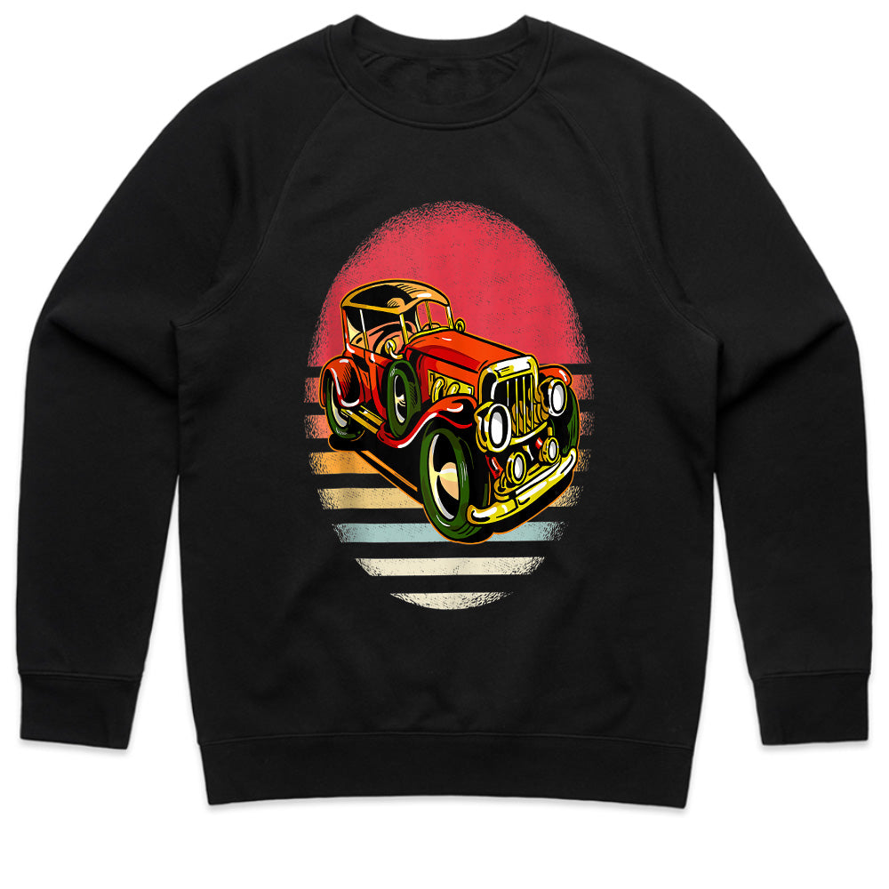 Vintage Hot Rod Sunset T-Shirt – Retro Classic Car Enthusiast Tee
