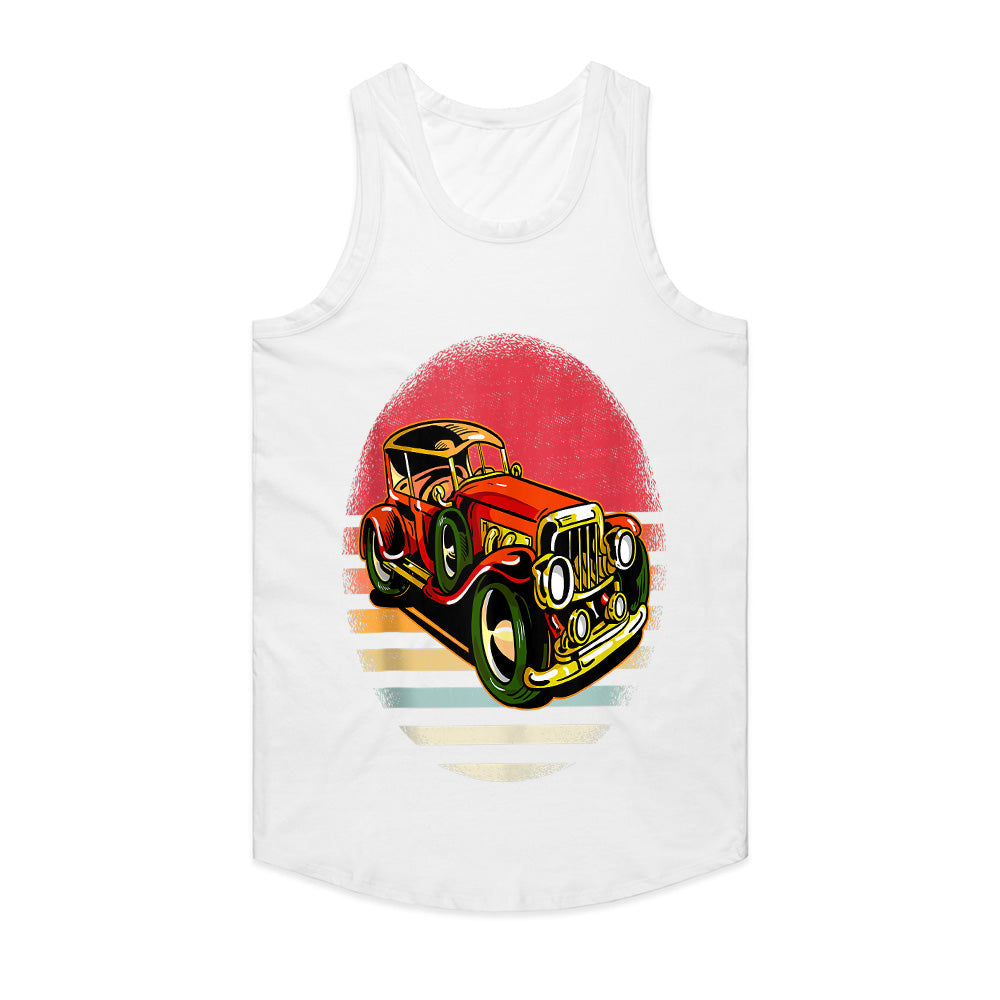 Vintage Hot Rod Sunset T-Shirt – Retro Classic Car Enthusiast Tee