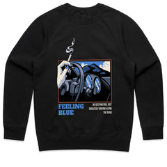 Feeling Blue – Retro Road Trip Aesthetic Tee