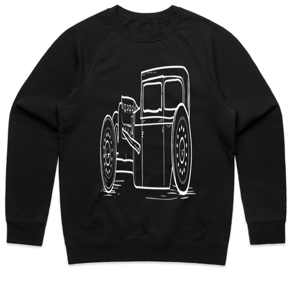 Vintage Hot Rod Rat Rod Street Fink Steampunk Car T-Shirt – Classic Automotive Art