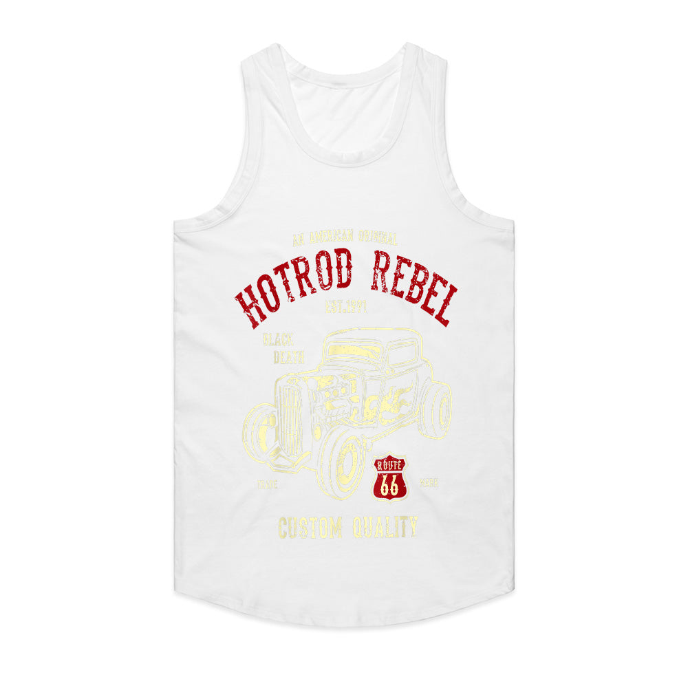 Hot Rod Rebel T-Shirt – Vintage Route 66 Classic Car Muscle Tee