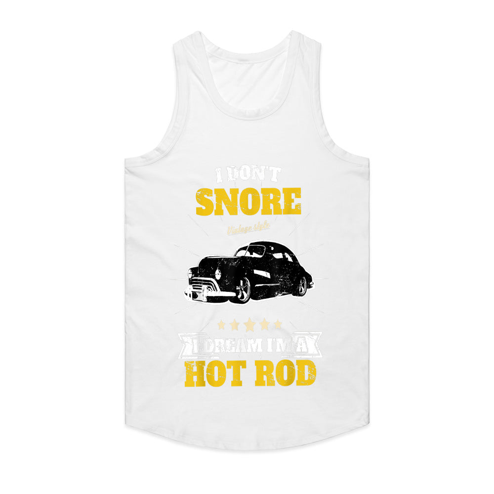 Vintage "I Don't Snore, I Dream I'm a Hot Rod" T-Shirt – Classic Car Enthusiast Tee