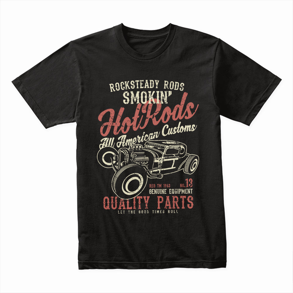 Smokin' Hot Rods T-Shirt – Vintage All American Custom Car Tee