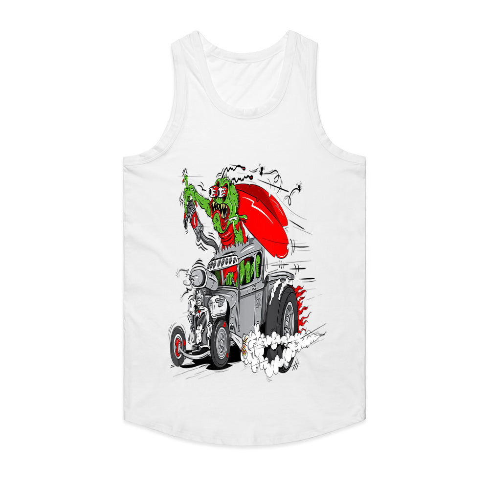 Vintage Rat Rod Racing T-Shirt – Wild Hot Rod Monster Car Show Illustration