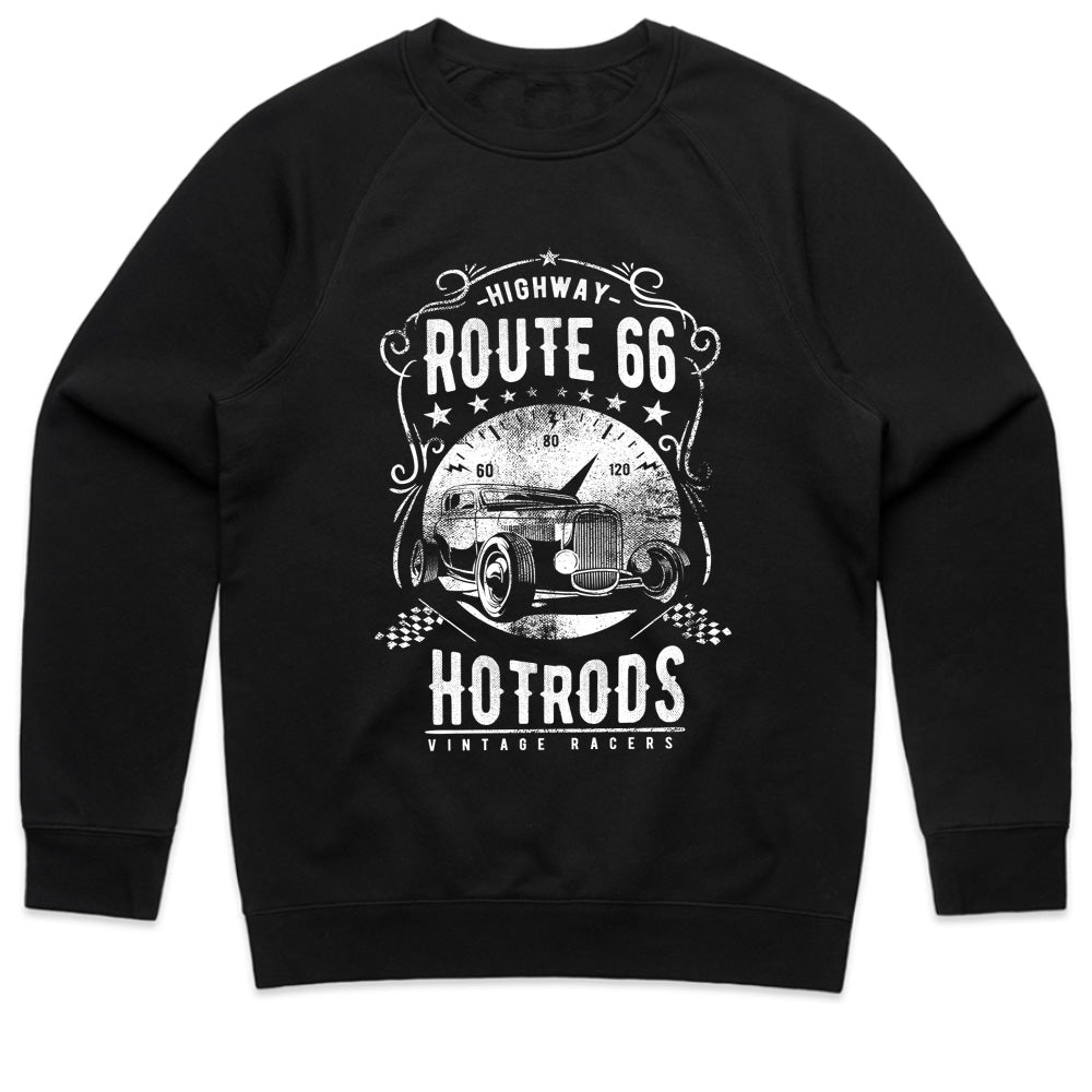 Route 66 Hot Rod Vintage Racer T-Shirt