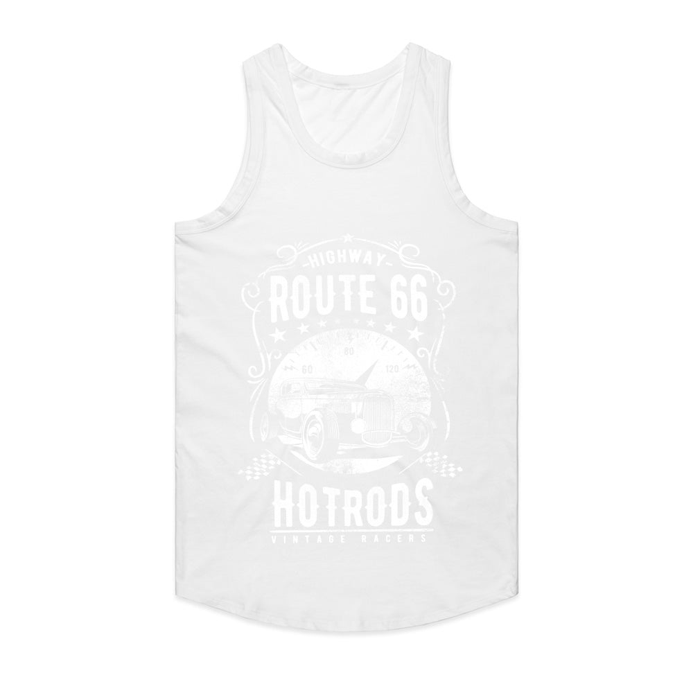 Route 66 Hot Rod Vintage Racer T-Shirt