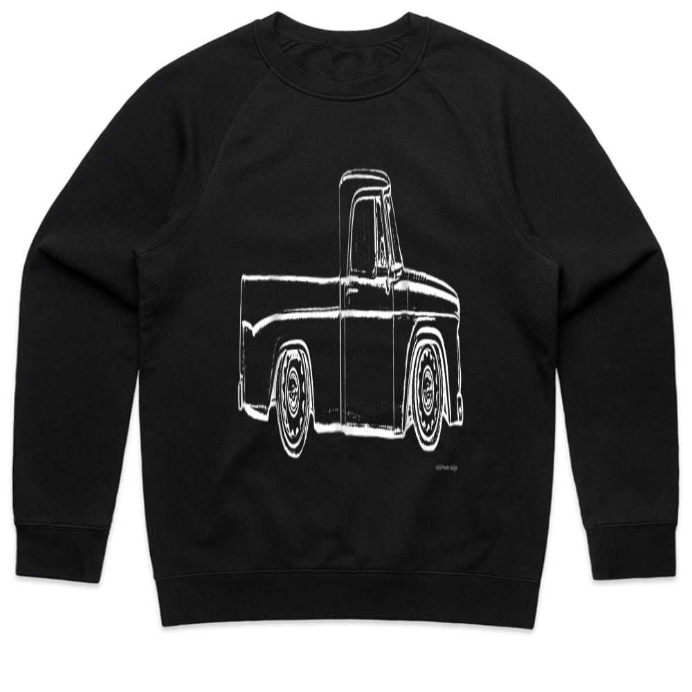 Vintage Sweptline Truck T-Shirt – Classic Slammed & Bagged Hot Rod Tee