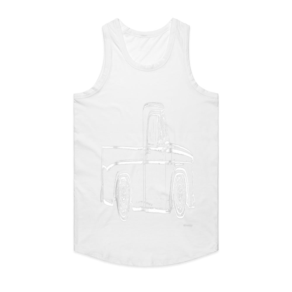 Vintage Sweptline Truck T-Shirt – Classic Slammed & Bagged Hot Rod Tee