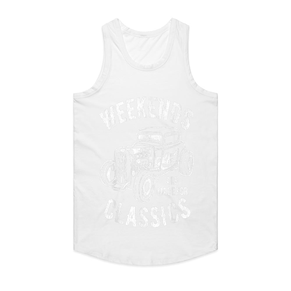 "Weekends Are Made for Classics" Vintage Hot Rod T-Shirt – Classic Car Lovers Tee