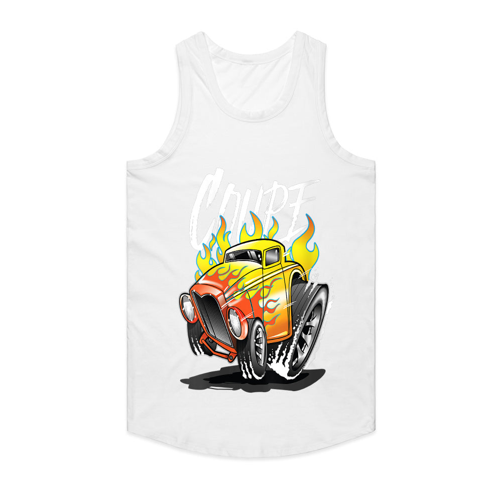 Flaming Coupe Hot Rod Sweatshirt" – Vintage Gasser Style