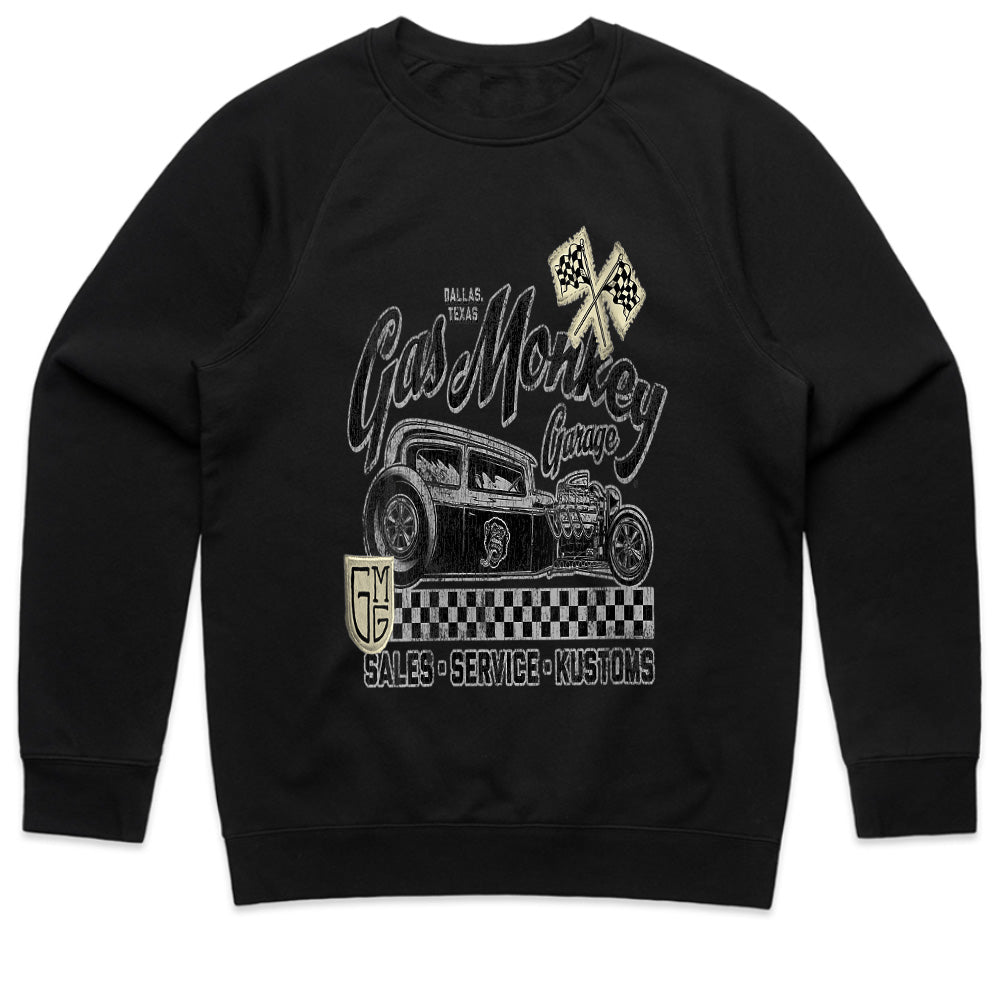 Gas Monkey Garage Vintage Hot Rod Sweatshirt – Classic Car Enthusiast Apparel