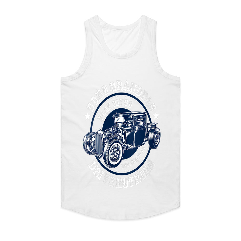Hot Rod Grandpa Sweatshirt – Some Grandpas Play Bingo, Real Grandpas Drive Hot Rods