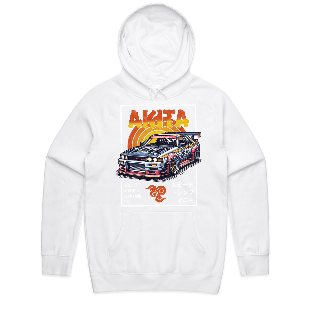 Akita Retro Drift Racing Tee – Japanese Street Style