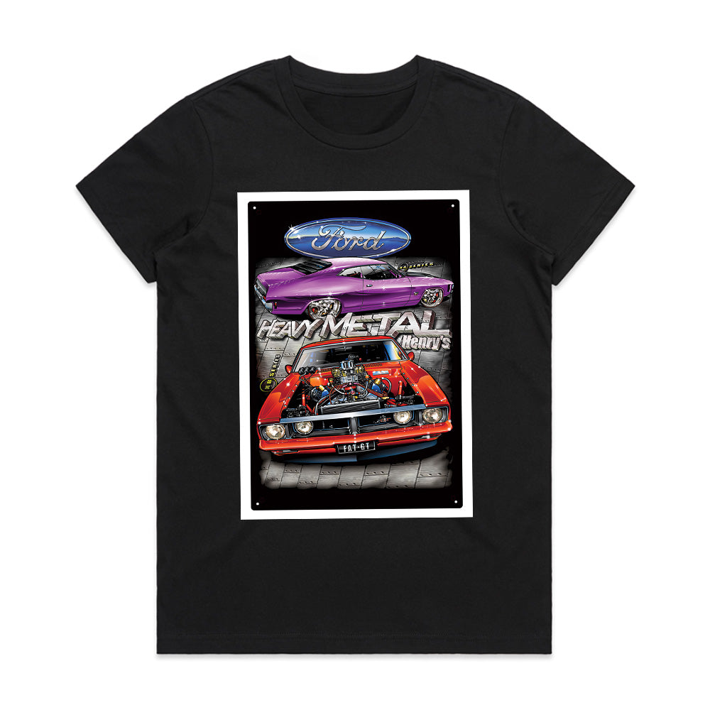 Heavy Metal Ford Muscle Car T-Shirt – Classic Hot Rod Power!