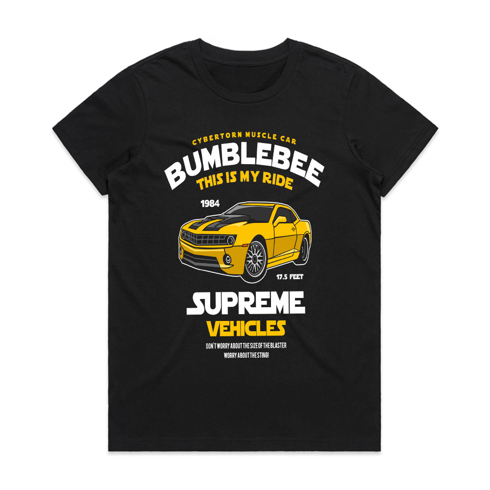 Bumblebee Muscle Car T-Shirt – Supreme Cybertron Ride!