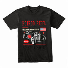 Hotrod Rebel Vintage Speed Shop T-Shirt 🇺🇸