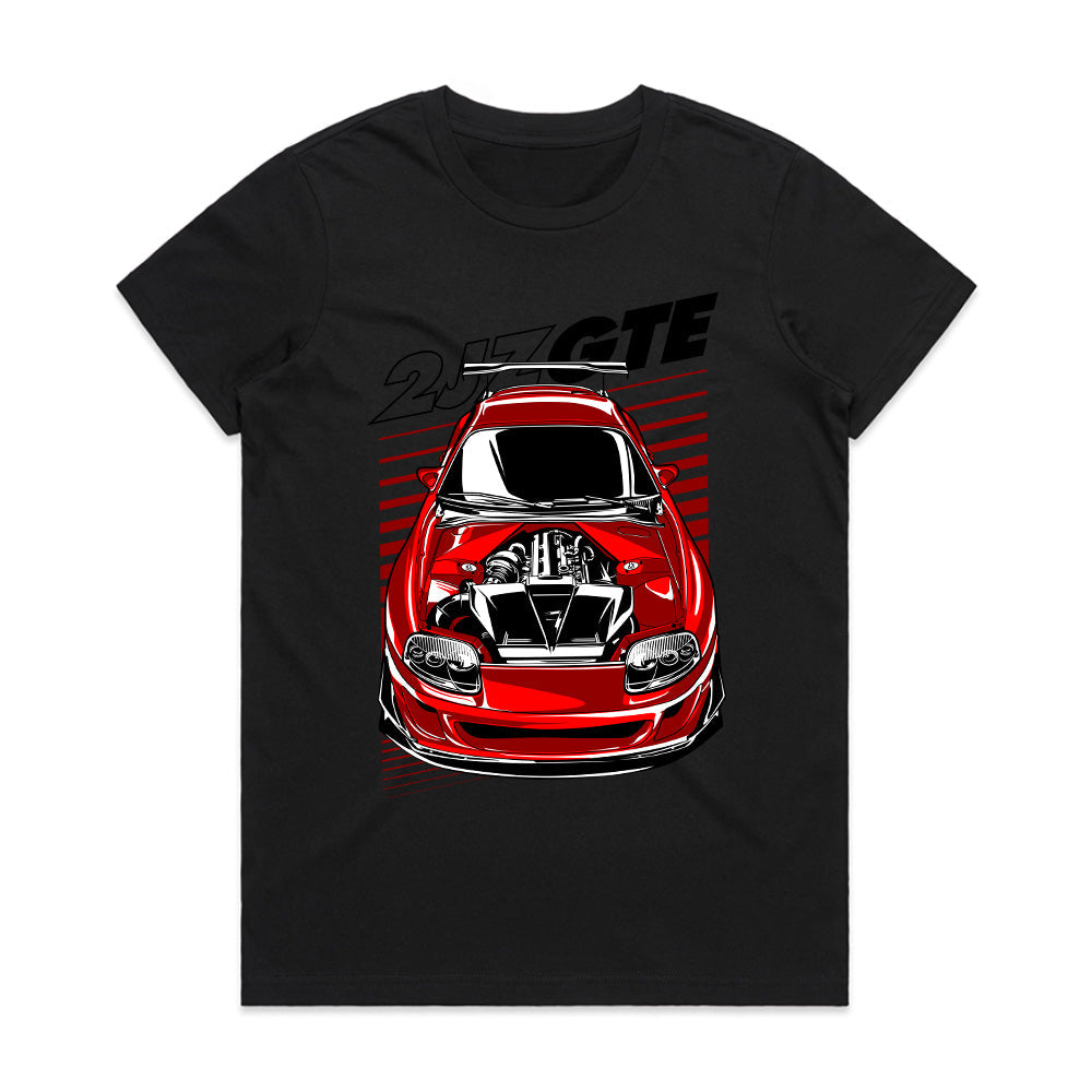 2JZ-GTE Supra Power T-Shirt – JDM Performance King!