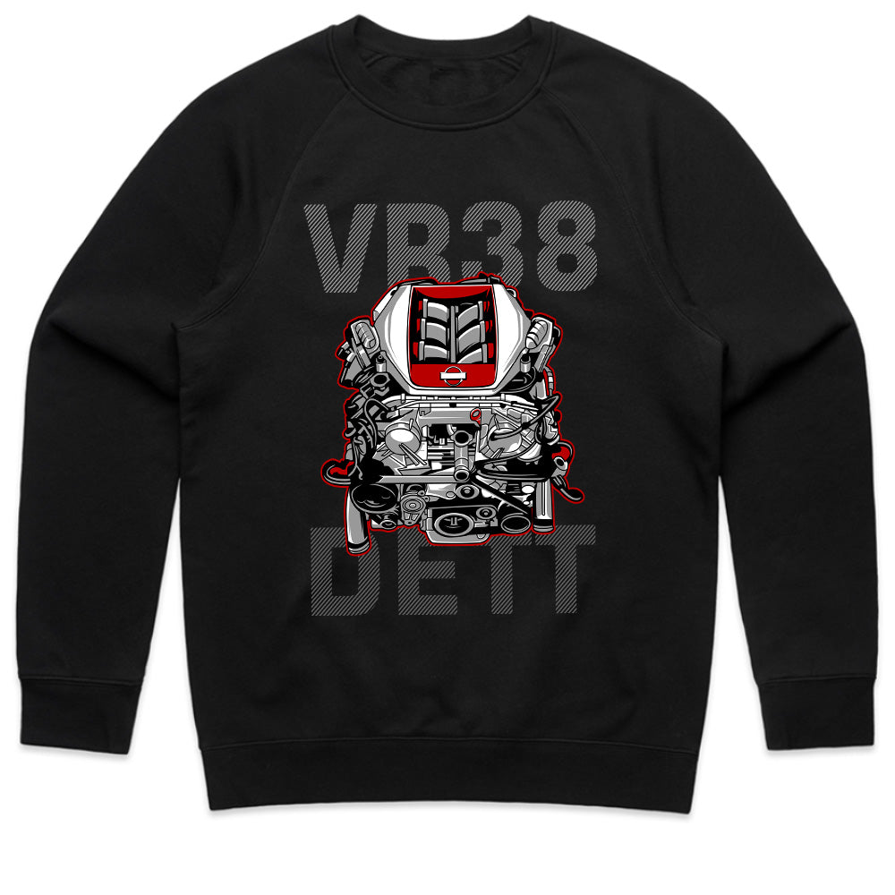 VR38DETT Engine – Nissan GT-R R35 Powerhouse T-Shirt
