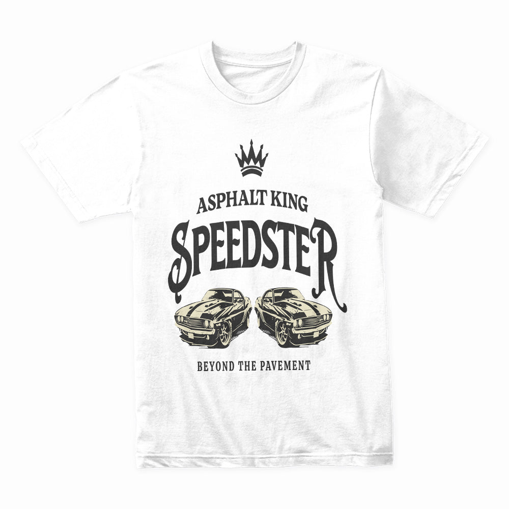 Asphalt King – Speedster Muscle Car Streetwear T-Shirt