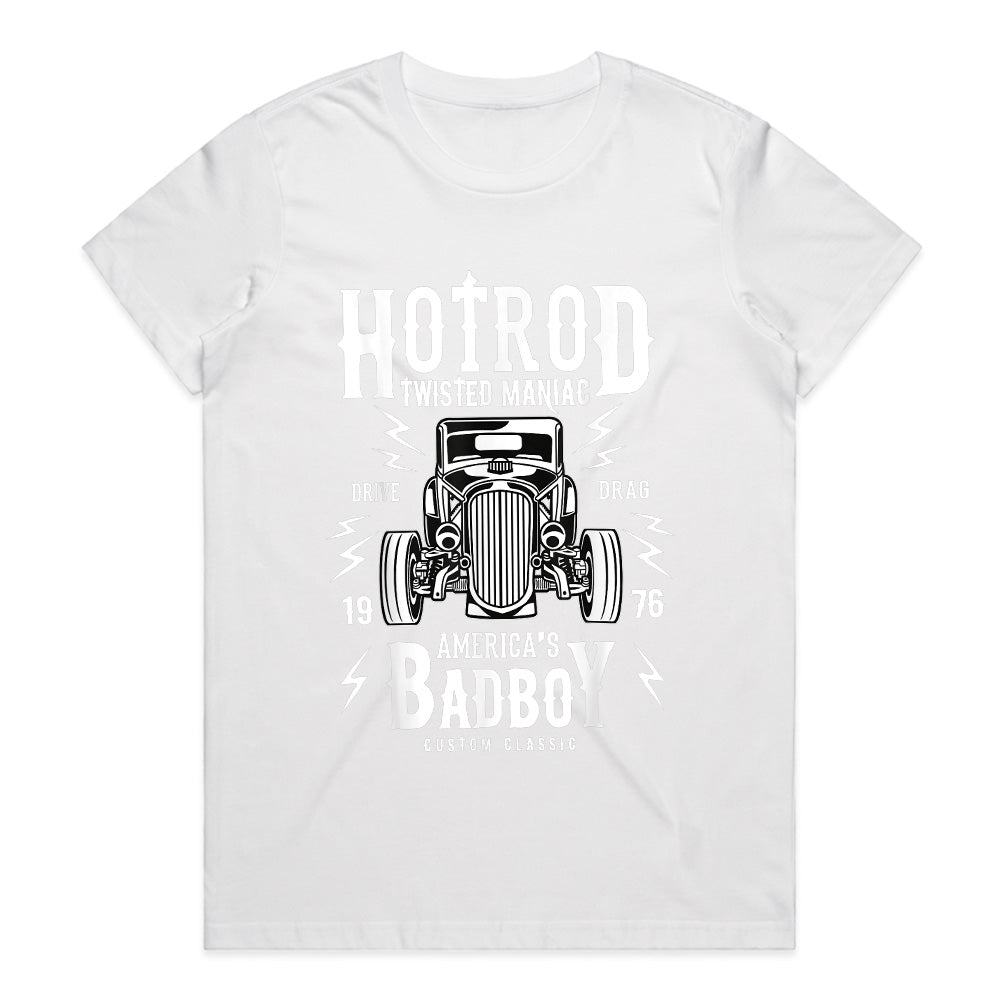 Hot Rod Twisted Maniac T-Shirt – America's Bad Boy Custom Classic