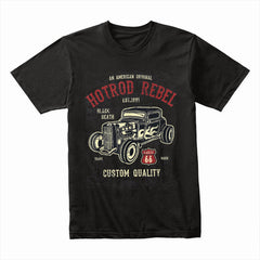 Hot Rod Rebel Route 66 T-Shirt – Vintage Custom Quality Classic