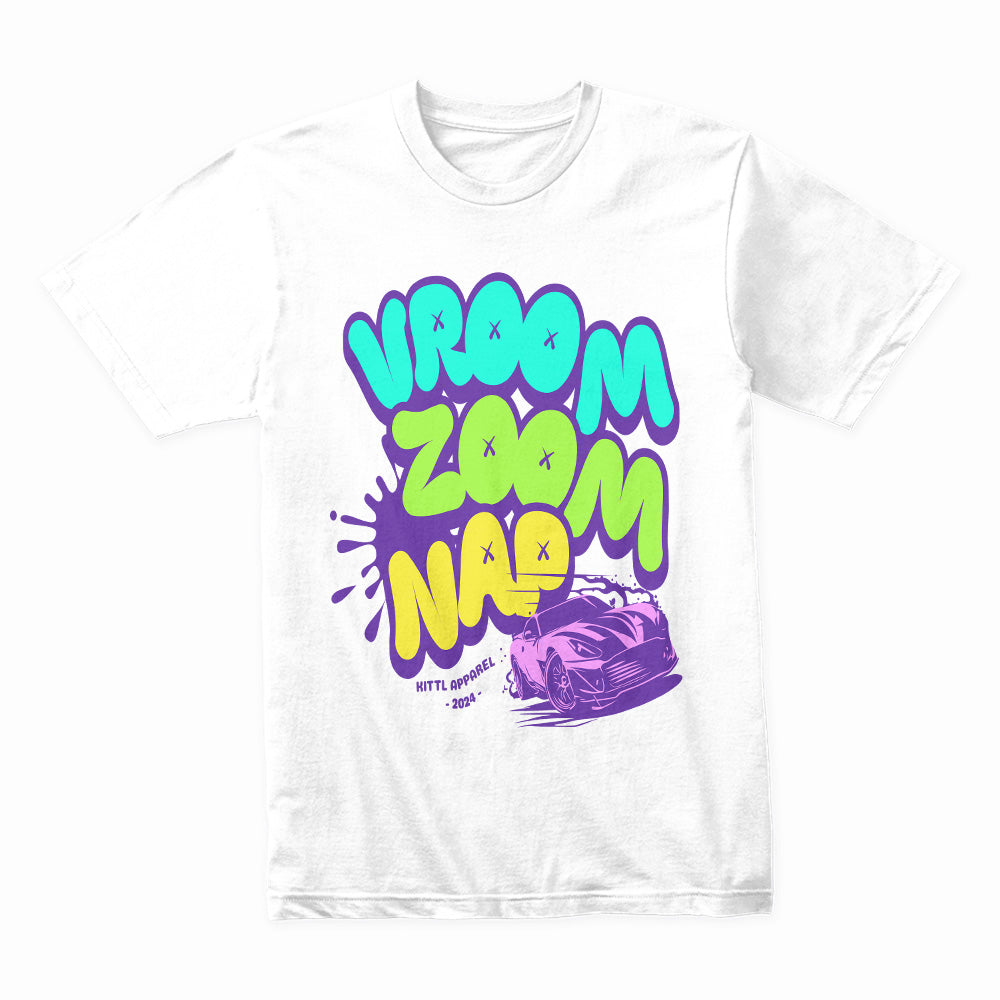 Vroom Zoom Nap – Fun & Fast Car Culture Streetwear T-Shirt