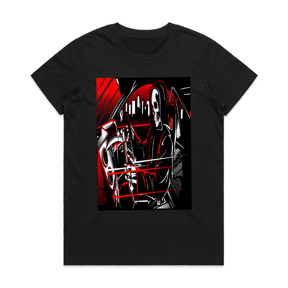 Midnight Reaper Driver – Dark Urban Racing Tee