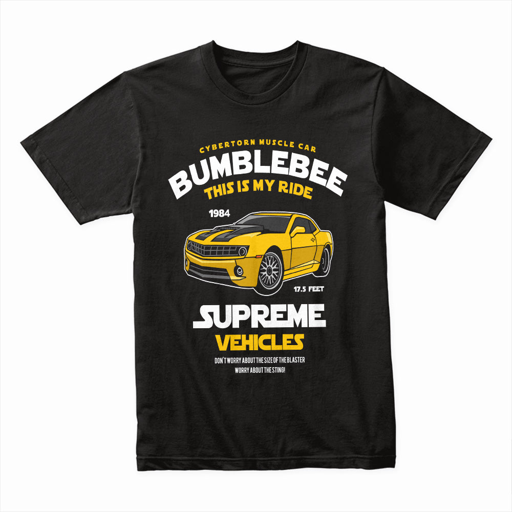 Bumblebee Muscle Car T-Shirt – Supreme Cybertron Ride!
