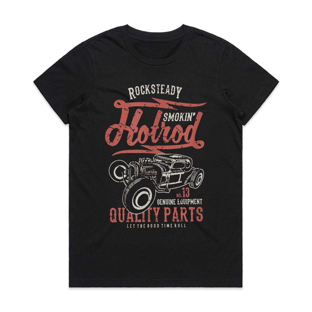 Smokin' Hotrod" Vintage Classic Car T-Shirt – Retro Garage & Speed Enthusiast Tee