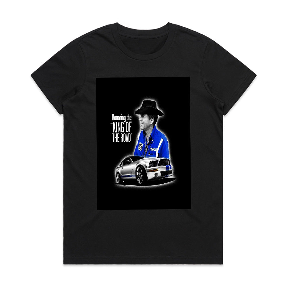 Honoring the "King of the Road" Mustang Tribute Tee