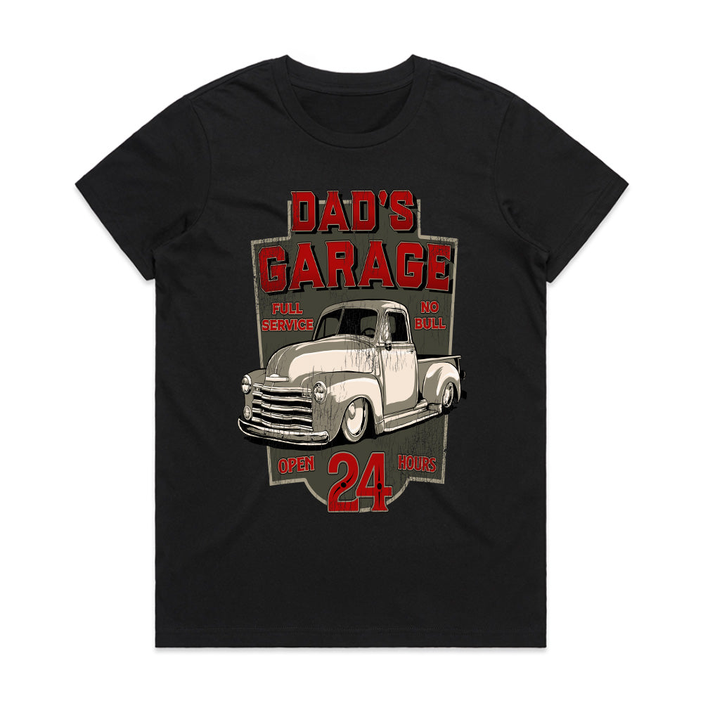 Classic Dad’s Garage T-Shirt – Full Service, No Bull