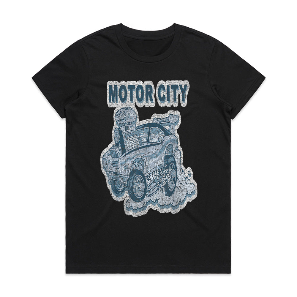 Motor City Vintage Hot Rod T-Shirt – Detroit Cruise Street Style & Custom Car Design