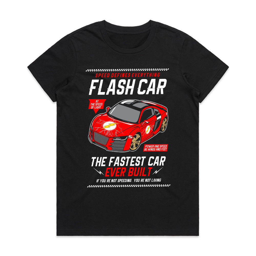 Flash Car T-Shirt | The Fastest Car Ever Built