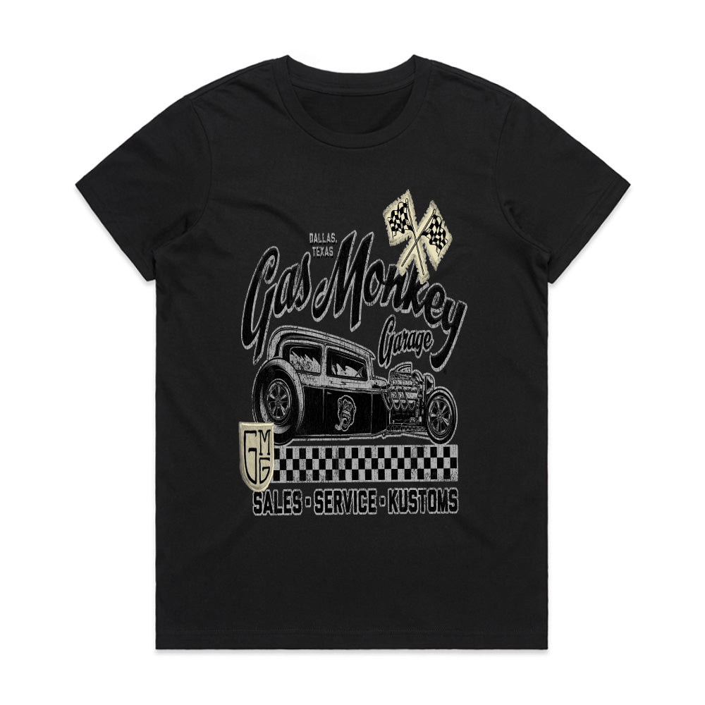 Gas Monkey Garage Vintage Hot Rod T-Shirt | Classic Car Lovers Design