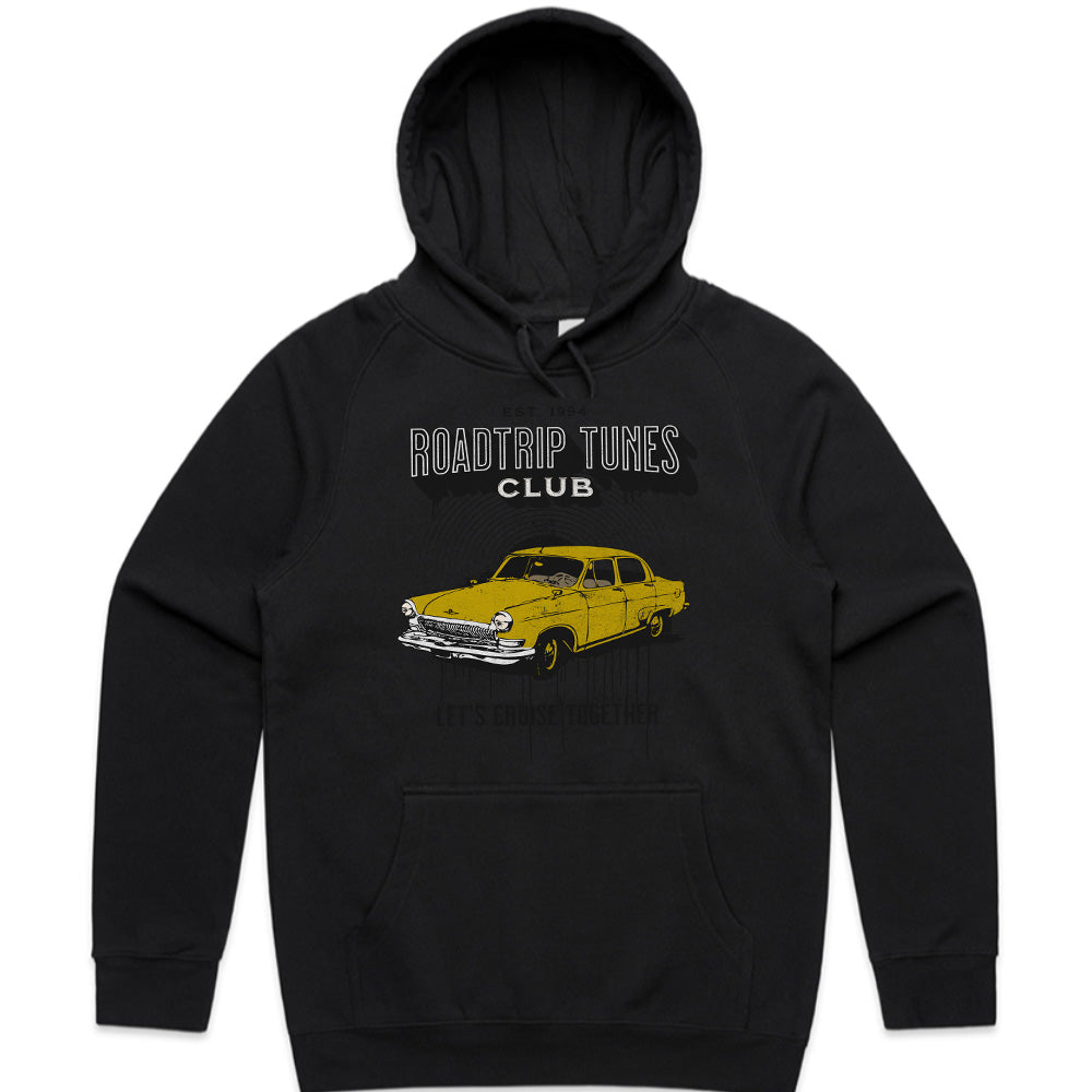 Roadtrip Tunes Club – Vintage Car Adventure Graphic T-Shirt