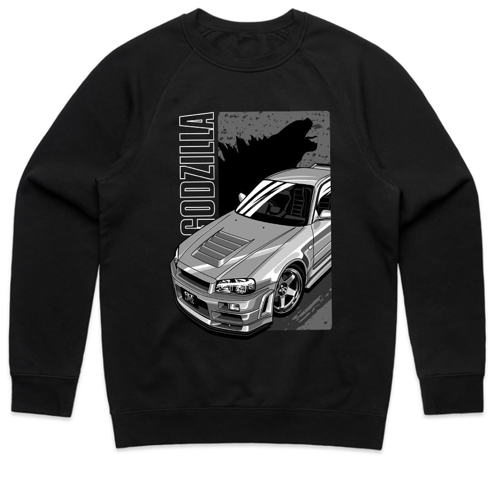 Godzilla R34 Skyline GTR T-Shirt – JDM Iconic Street Racer