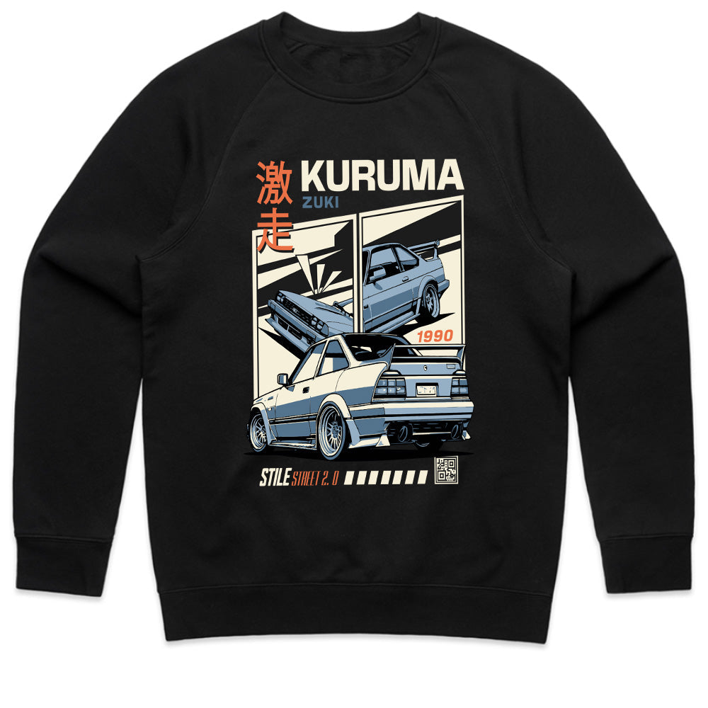 Kuruma Zuki 1990 JDM Retro T-Shirt – Classic Street Racing Style