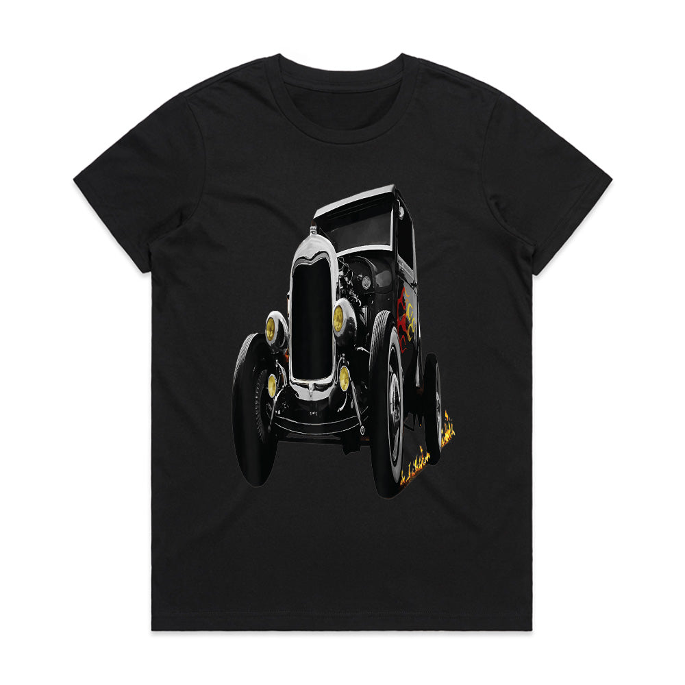 Retro Rat Rod Hot Rod T-Shirt – Vintage Classic Car Racer Tee