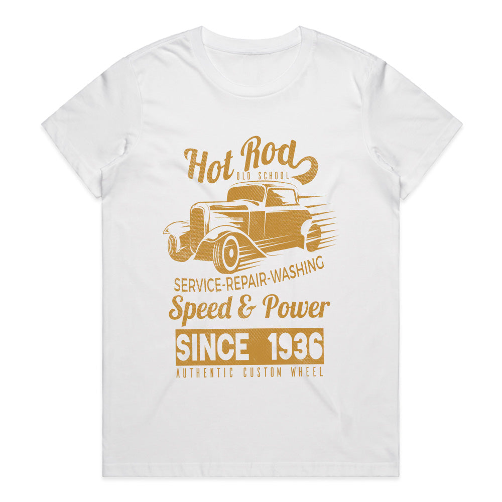 Hot Rod Old School T-Shirt – Vintage Speed & Power Classic Car Design