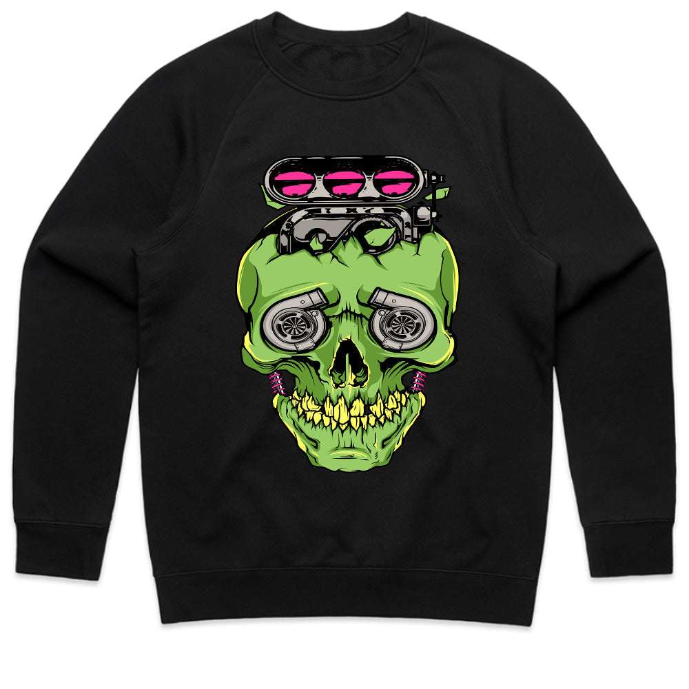 Turbocharged Skull – High-Boost Street Racing T-Shirt