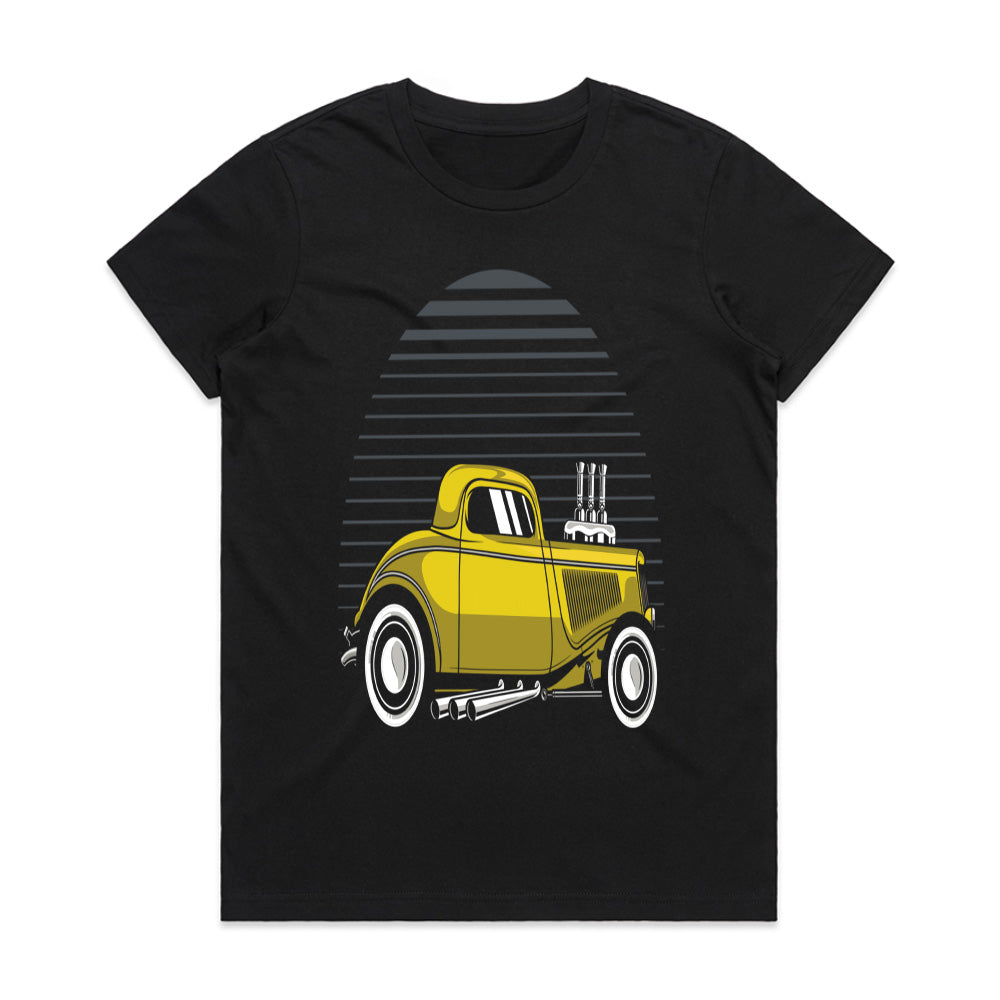 Retro Hot Rod Coupe – Classic Muscle Car T-Shirt