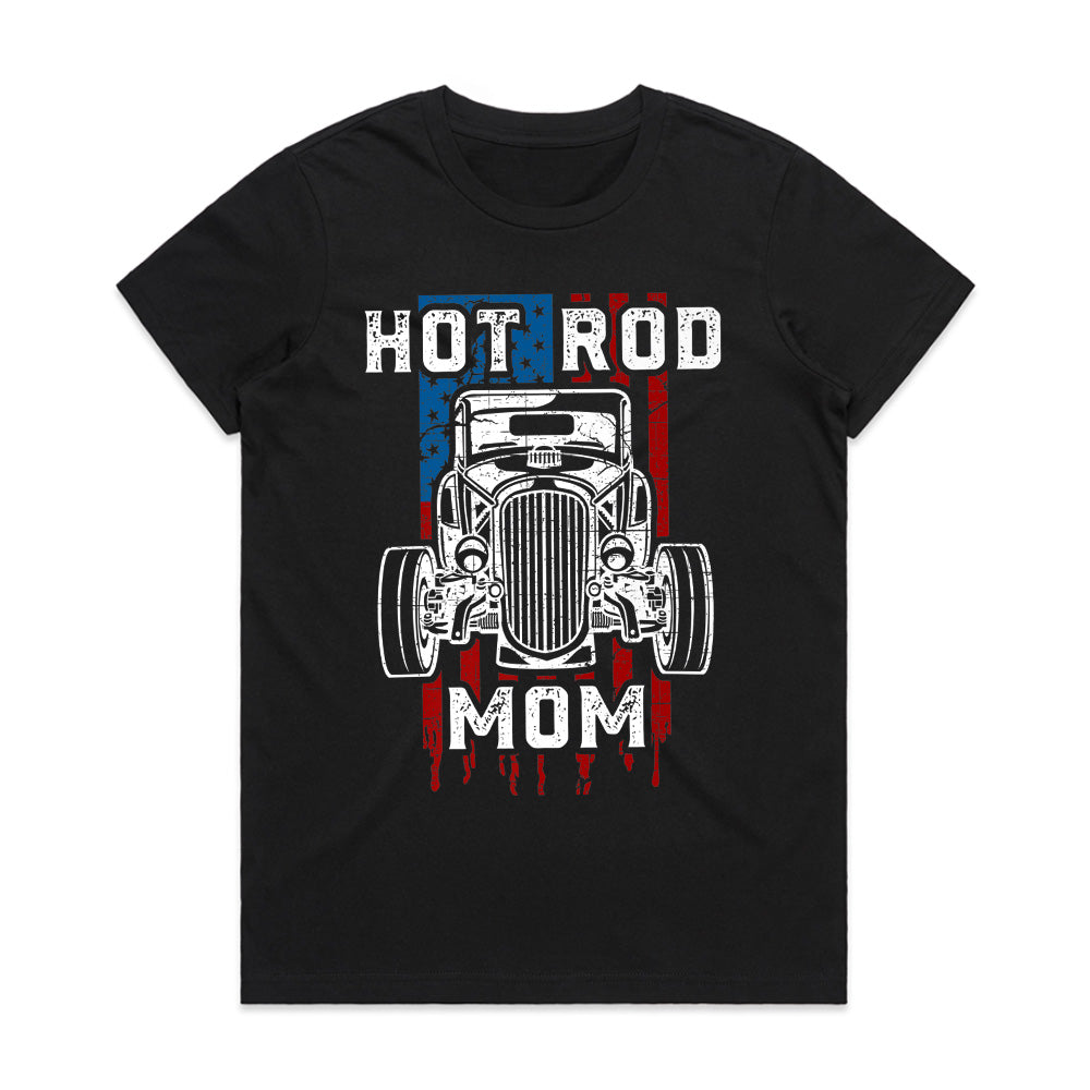 Hot Rod Mom – Vintage American Muscle Car T-Shirt