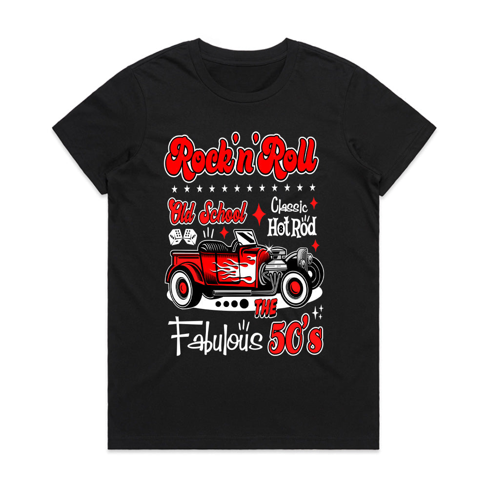 Rock ‘n Roll 50s Hot Rod – Vintage Rockabilly T-Shirt
