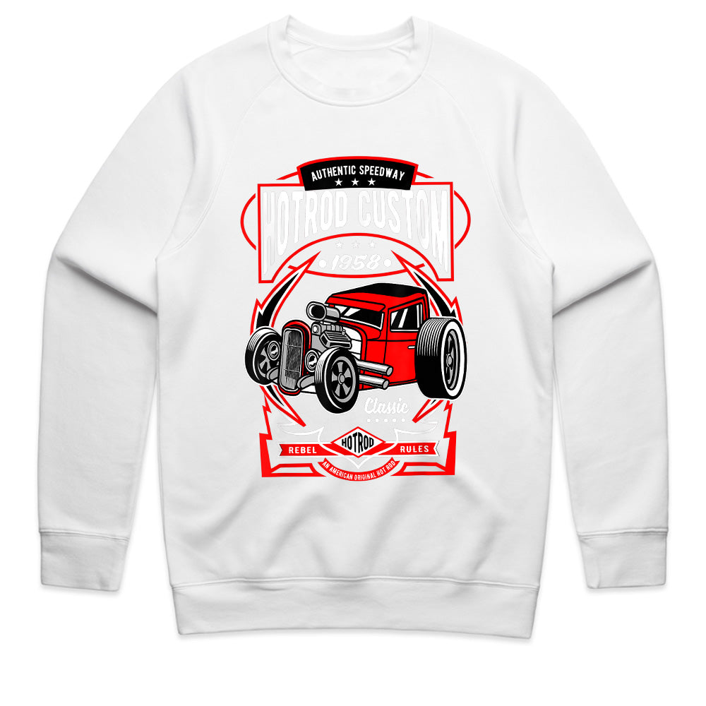 Hot Rod Custom 1958 T-Shirt – Vintage Speedway Rebel Rules Classic Car Design