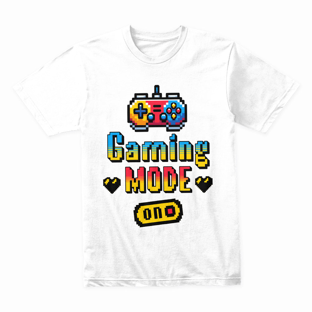 Retro Pixel Gaming Mode T-Shirt – Classic Gamer Tee