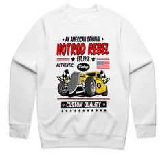 Hot Rod Rebel T-Shirt – Vintage 1958 Custom Racing Classic Car Design